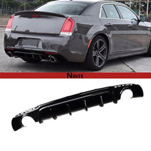 Load image into Gallery viewer, NINTE Rear Diffuser For 2015 - 2023 Chrysler 300 SRT Exhaust Shark Fins Rear Bumper Lip - NINTE