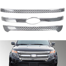 Cargar imagen en el visor de la galería, NINTE Ford Explorer 2011-2015 Chrome Grille Overlay Grill Covers - NINTE