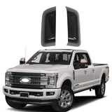 NINTE Mirror Covers For 2017-2023 Ford F-250 Super Duty & F-350 Super Duty ABS GLoss Black Mirror Overlays