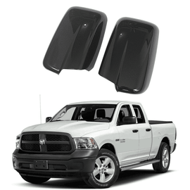 NINTE For Dodge 2009 - 2018 Ram 1500 & 2019 - 2023 Ram 1500 Classic Mirror Covers Non - Towing Without Signal Hole - NINTE