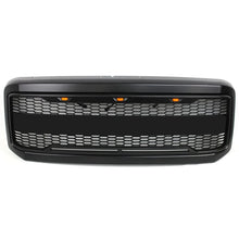 Cargar imagen en el visor de la galería, NINTE For 2005-2007 Ford F250 F350 Front Grille Super Duty Raptor Black Grill W/Lights