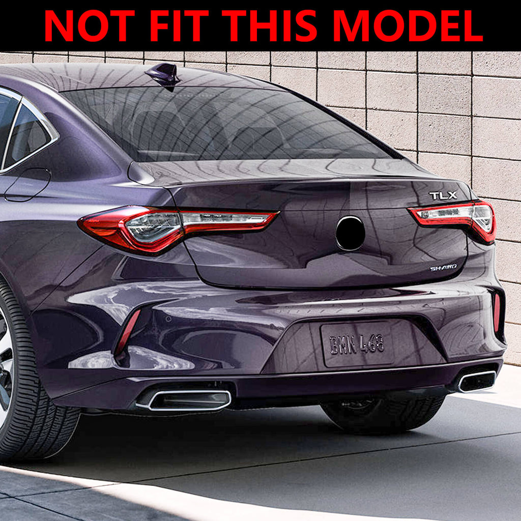 Ninte Rear Spoiler For Honda Acura Tlx 2015-2023 Abs Carbon Fiber Style Trunk Wing Spoiler