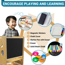 Cargar imagen en el visor de la galería, NINTE Toddler Tower Stool Bathroom and Kitchen Counter - NINTE