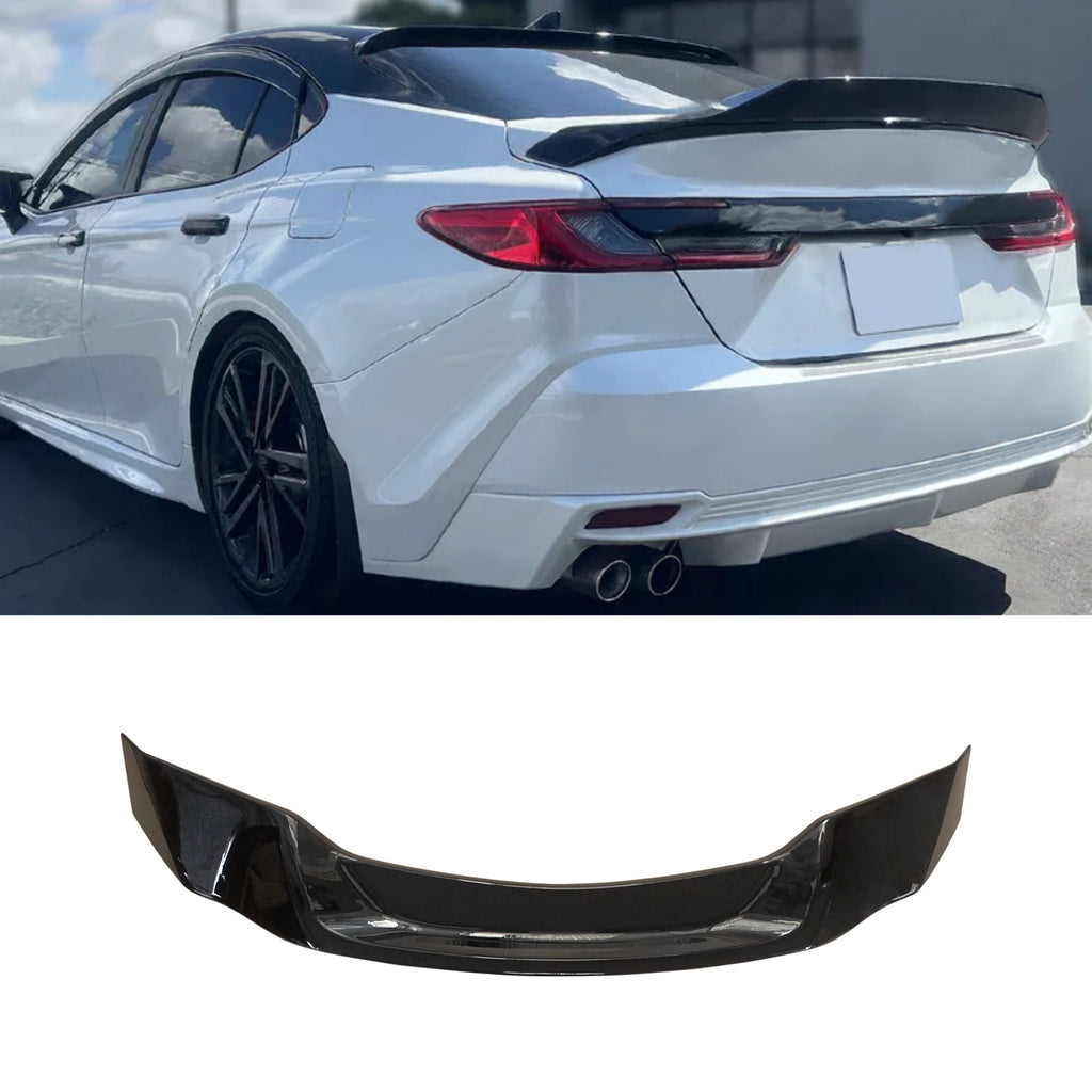 NINTE FOR 2025 TOYOTA CAMRY LE XLE SE XSE R STYLE GLOSSY BLACK HIGHKICK TRUNK SPOILER