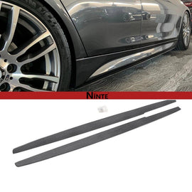 NINTE Side Skirts For 2012 - 2018 BMW 3 Series F30 M Sport Extension Panel Splitter - NINTE