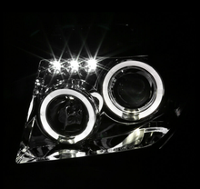 Cargar imagen en el visor de la galería, For 05-08 Nissan Frontier 05-07 Pathfinder Clear LED Halo Projector Headlights - NINTE