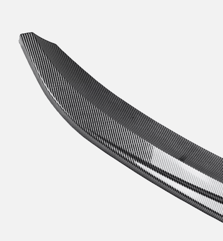 NINTE Front Bumper Splitter Lip For 2013 - 2016 Audi A4 S4 B8.5 Sline Carbon Fiber Look - NINTE