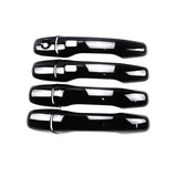 Ninte Ford Explorer 2011-2019 ABS Painted Glossy Black Door Handle Covers Coated with 2 Smart keyholes