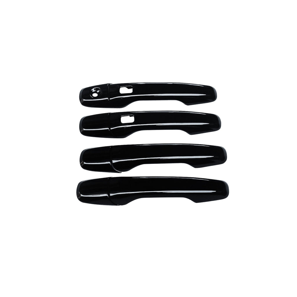 Ninte Ford Explorer 2011-2019 Abs Painted Glossy Black Door Handle Covers Coated With 2 Smart