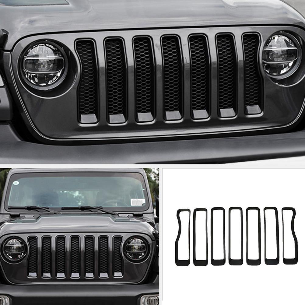 Ninte Jeep Wrangler JL 2018-2019 Front Insert Grille Cover Decoration - NINTE