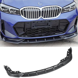 NINTE For 2019 - 2023 BMW 3 Series G20 G28 Front Lip M - Sport ABS Painted Gloss Black Front Splitter Bumper Lip spoiler 3Pcs - NINTE
