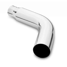 Cargar imagen en el visor de la galería, NINTE DIESEL EXHAUST CHROME TURNDOWN ELBOW TIP 4&quot; Inch INLET 5&quot; OUTLET 23&quot; LONG