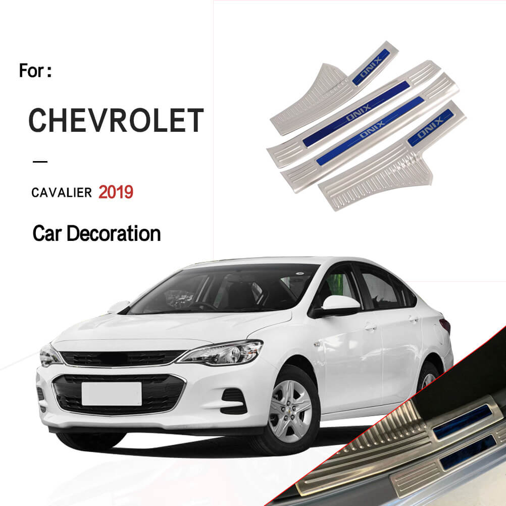 NINTE Inside Door Sill Plate For Chevrolet Cavalier 2019