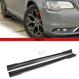 NINTE Side Skirts For 2011 - 2023 Chrysler 300 300C 300S Extention Lips Rocker Panel - NINTE