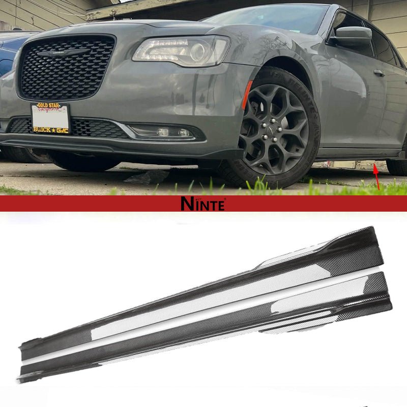 NINTE Side Skirts For 2011 - 2023 Chrysler 300 300C 300S Extention Lips Rocker Panel - NINTE