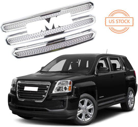 NINTE Grille Fit For GMC Terrain SLE SLT 2016 2017 Front Grille Covers Front Bumper ABS Painted 3 Bar Replacement - NINTE