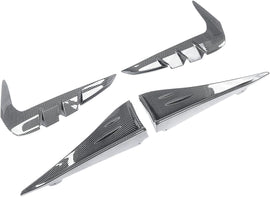 NINTE Side Skirts Side Splitter Winglets & Front Fender Side Air Flow Vent Trim Fit for Toyota BRZ & Subaru GR 86 2022 2023 2024 2025 Carbon Fiber Coating ABS Painted 4PCS Decoration - NINTE
