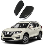 NINTE Nissan Rogue 2014-2019 & Juke 2015-2017 & Murano 2015-2019 & Pathfinder 2017-2019  ABS Painted Gloss Black Full Mirror Covers