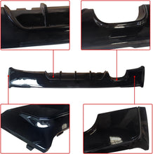 Load image into Gallery viewer, NINTE Rear Diffuser Rear Bumper Lip for BMW 2 Series F22 2014 2015 - 2021 Rear Lip Gloss Black ABS Painted (Only Fit Car with Dual Exhaust Ports Single Side) - NINTE