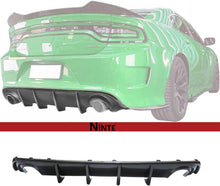 Laden Sie das Bild in den Galerie-Viewer, NINTE Rear Bumper For 2015-2018 Dodge Charger RT SE SXT GT 2015-2023 Charger SXT Rear Diffuser Lip