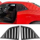 NINTE For 2008-2023 Dodge Challenger XE V2 Style Window Louver Window Scoops Louver Vent