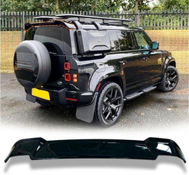 NINTE for Defender Rear Tail Spoiler Fit for Land Rover Defender 90 110 130 L663 L851 2020 - 2023 Gloss Black ABS Painted Rear Tail Roof Spoiler Wing Trunk Lip - NINTE