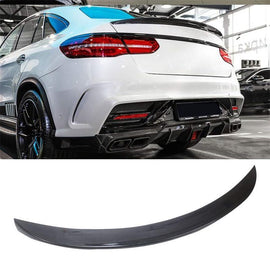 NINTE For Mercedes Benz 2016 - 2019 C292 GLE Class GLE43 GLE63 Coupe Spoiler Wing Painted Carbon Fiber Coating ABS - NINTE