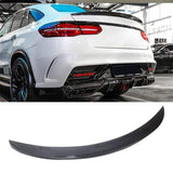 NINTE For Mercedes Benz 2016-2019 C292 GLE Class GLE43 GLE63 Coupe ABS Painted Carbon Fiber Coating Spoiler Wing