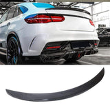 NINTE For Mercedes Benz 2016-2019 C292 GLE Class GLE43 GLE63 Coupe Spoiler Wing  Painted Carbon Fiber Coating ABS