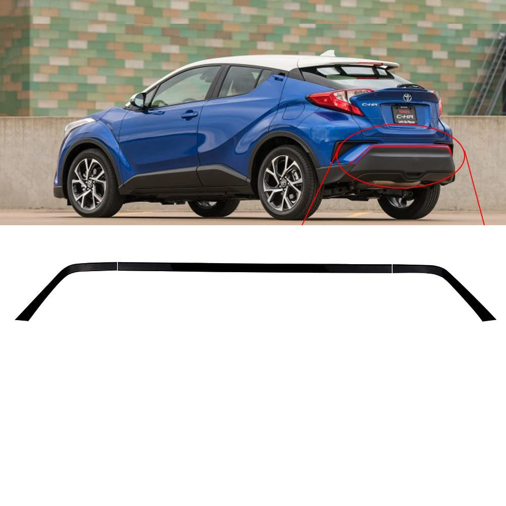 NINTE Rear Bumper Decorate Strip for 2016-2018 Toyota C-HR CHR