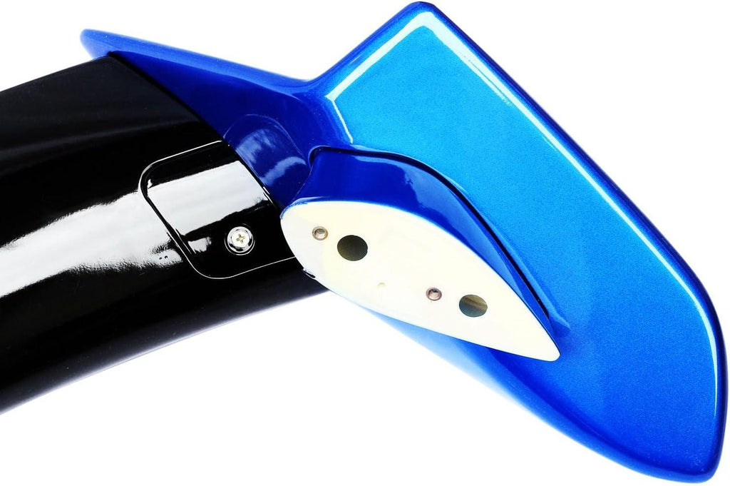NINTE For 2016-2021 Honda Civic Hatchback 5 Door Type R Style Rear Spoiler Rear Trunk Splitter Blue Black Color