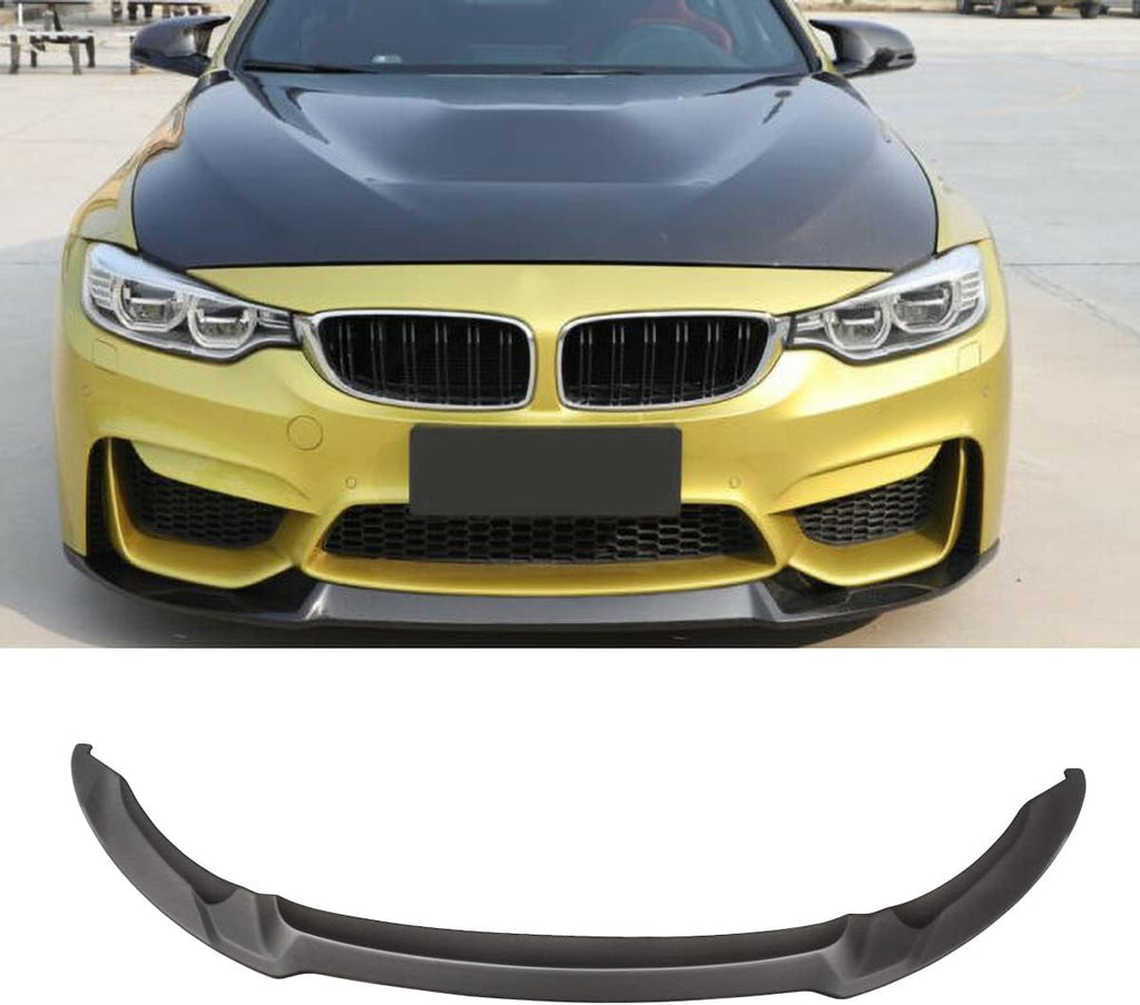 NINTE Front Bumper Lip Fits BMW F80 M3 F82 F83 M4 2015-2020 ABS Painted 1 Piece Style Front Lower Diffuser