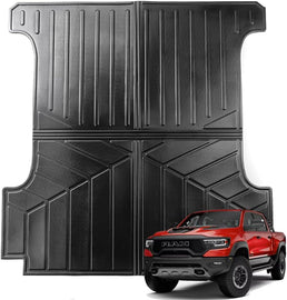 NINTE TPE Rubber Truck Bed Mat fits for 2019 - 2023 Dodge Ram 1500 Bed Liner 5.7 FT All - Weather Truck Bed Mat for Dodge Ram 1500 Classic Accessories 2019 - 2023 Ram 1500 5'7