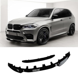 NINTE for 2014 - 2018 BMW F15 X5 M Sport GT - Style Front Lip Front Bumper Lip ABS Front Splitter Air Dam Spoiler Protector - NINTE