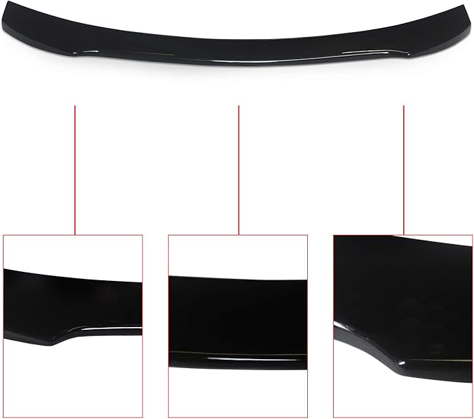 NINTE For 2014-2024 Infiniti Q50 PSM Style Rear Spoiler ABS Trunk Spoiler Wing Splitter