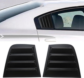 NINTE For 2011 - 2023 Dodge Charger Side Window Louver Cover Air Vent Scoop Shades - NINTE
