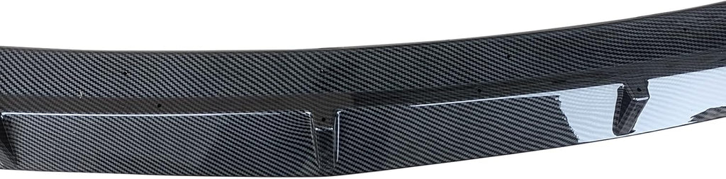 NINTE Front Lip for Hyundai Elantra 4 - Door Sedan 2021 2022 2023 2024 ABS Painted Carbon Fiber Style Bumper Spoiler Splittber Body Kits Guard Front Chin Splitter 3 PCS - NINTE