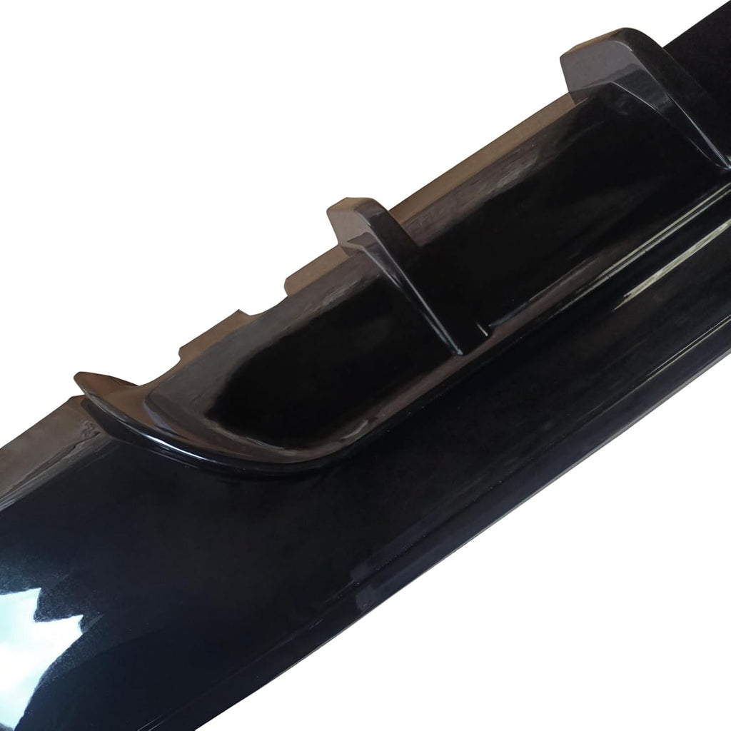 NINTE Rear Diffuser Rear Bumper Lip for BMW 2 Series F22 2014 2015 - 2021 Rear Lip Gloss Black ABS Painted (Only Fit Car with Dual Exhaust Ports Single Side) - NINTE