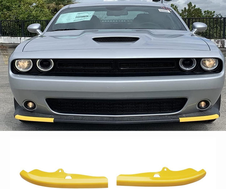 NINTE For 2015 - 2023 Dodge Challenger Scat Pack 2019 - 2023 R/T GT Front Lip Bumper Guard Front Splitter 2PCs - NINTE