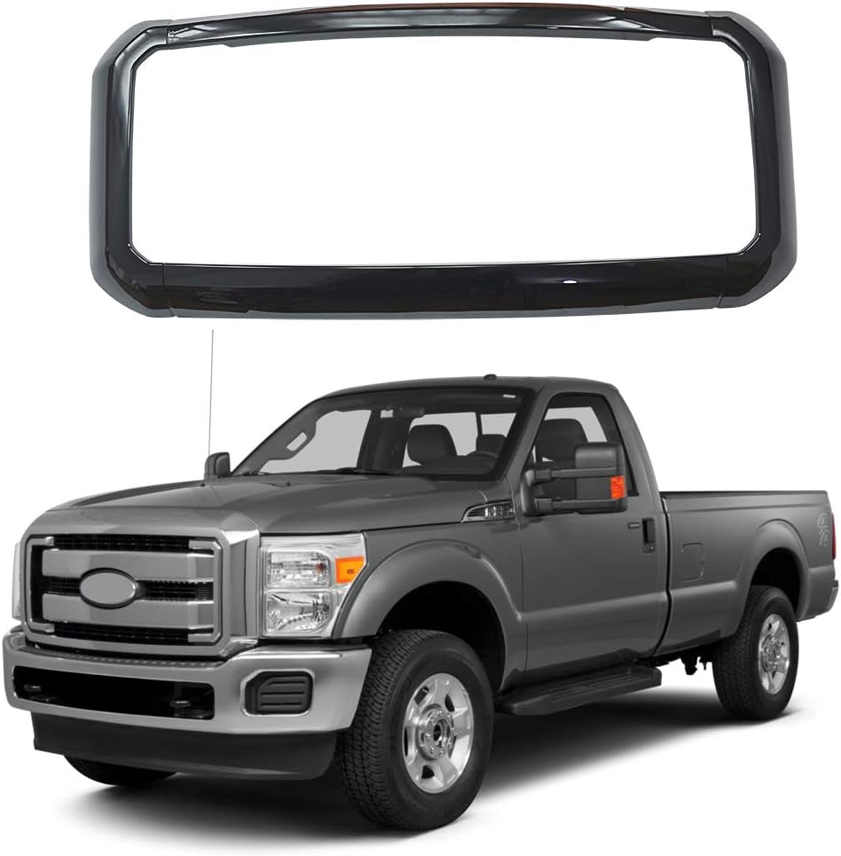 NINTE Grill Covers for Ford F-250 F-350 F-450 F-550 Super Duty 2011-2016, ABS Front Bumper Hood Grille Cover - 4pcs（NOT the Replacement）