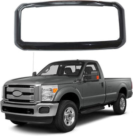 NINTE Grill Covers for 2011 - 2016 Ford F - 250 350 450 550 Super Duty Front Bumper Hood Grille Cover - 4pcs（NOT the Replacement） - NINTE