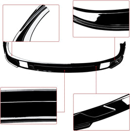 NINTE One - Piece Front Lip for 2019 - 2024 BMW 3 Series G20 G28 M - Sport Front Bumper Lip ABS Front Splitter Air Dam Spoiler Protector - NINTE