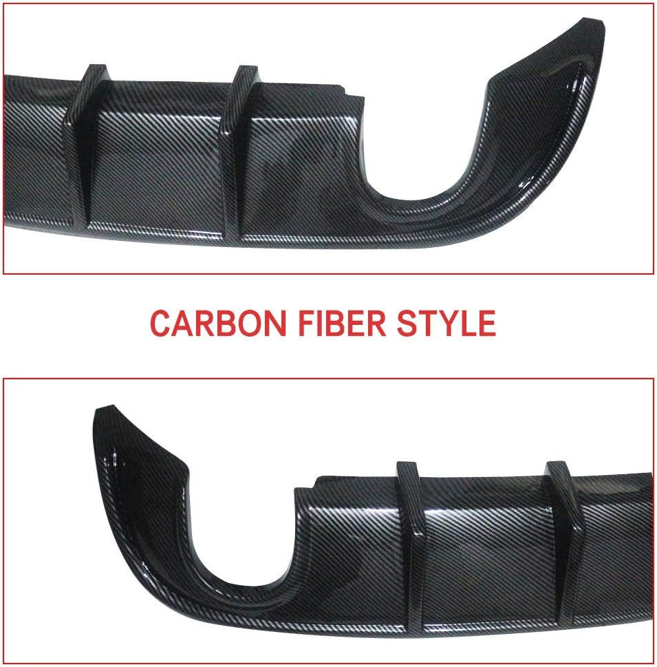 Unpainted Rear Bumper Lip Diffuser For 2015-2023 Dodge Charger (SE, RT, SXT, GT) – Polypropylene