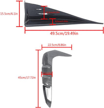Load image into Gallery viewer, NINTE Side Skirts Side Splitter Winglets &amp; Front Fender Side Air Flow Vent Trim Fit for Toyota BRZ &amp; Subaru GR 86 2022 2023 2024 2025 Carbon Fiber Coating ABS Painted 4PCS Decoration - NINTE