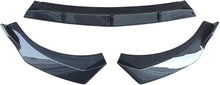 Load image into Gallery viewer, NINTE Front Lip for Hyundai Elantra 4 - Door Sedan 2021 2022 2023 2024 ABS Painted Carbon Fiber Style Bumper Spoiler Splittber Body Kits Guard Front Chin Splitter 3 PCS - NINTE