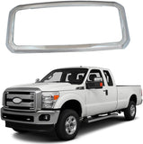 NINTE Grill Covers for Ford F-250 F-350 F-450 F-550 Super Duty 2011-2016, ABS Front Bumper Hood Grille Cover - 4pcs（NOT the Replacement）