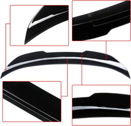 NINTE Spoiler For 2014 - 2021 BMW 2 Series F22 F87 M2 220i 228i 230i M235i M240i PSM Style ABS Painted High Kick Rear Spoiler Trunk Spoiler - NINTE