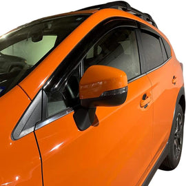 NINTE For 2018 - 2023 Subaru Crosstrek Smoke Window Visor Rain Guard Vent Shade Deflector - NINTE