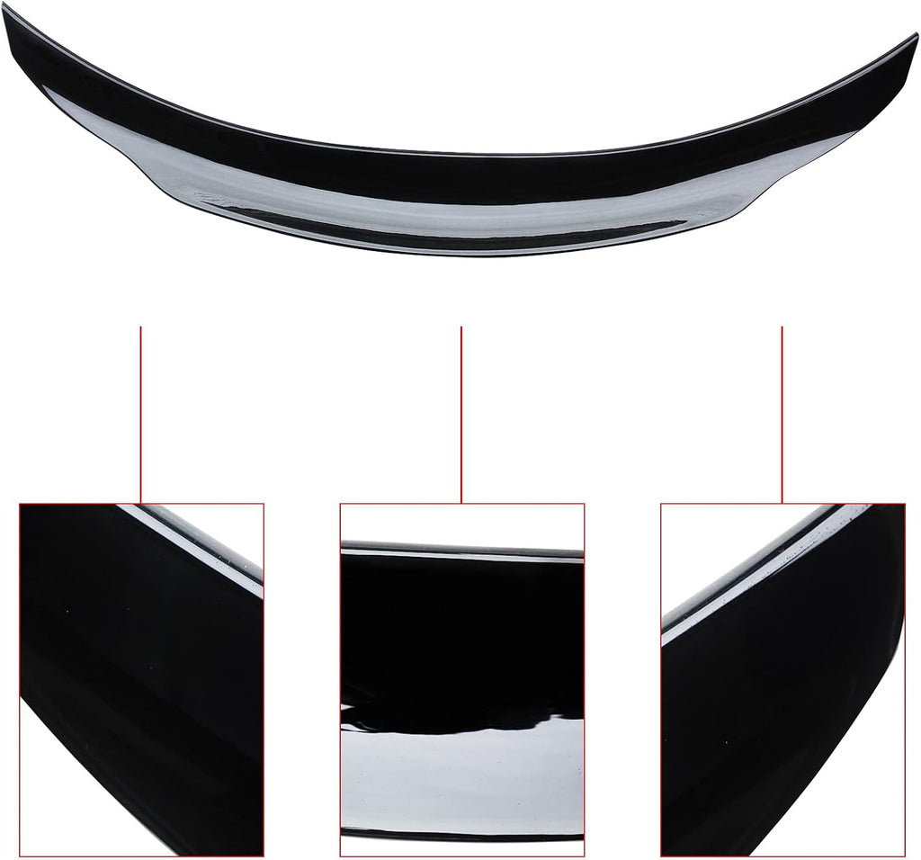 NINTE Rear Spoiler For 2015-2020 Mercedes Benz W205 C Class 4DR Sedan PSM Style Trunk Spoiler Wing