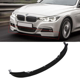NINTE For 2012 - 2018 BMW F30 3 - Series M Tech Style Front Bumper Lip ABS 2 Pieces - NINTE